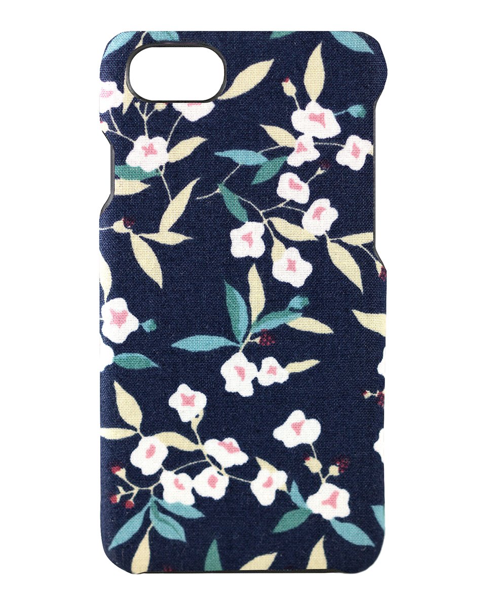 Nuv Studios Cell Phone Case for Apple iPhone 7; Apple iPhone 8 - Navy Multi Floral