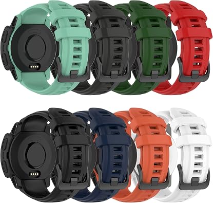 Compatible for Garmin Instinct 2S Band, 20mm Width Soft Silicone Wristband Replacement Watchband Strap for Garmin Instinct 2S/Instinct 2S Solar