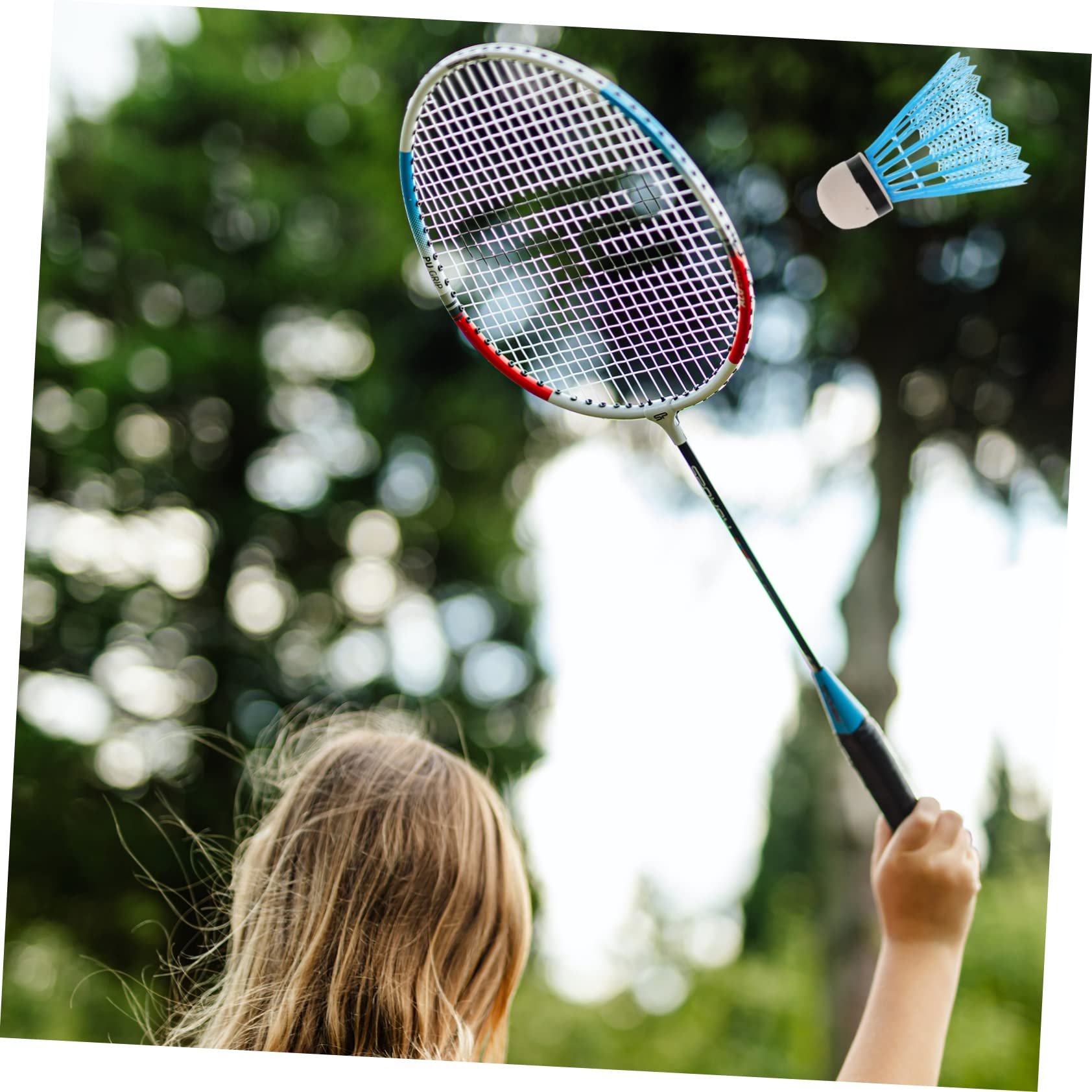 POPETPOP 12Pcs Nylon Badminton Shuttlecocks for Training Durable Plastic Birdies for Indoor and Outdoor Sports Great Stability and Performance