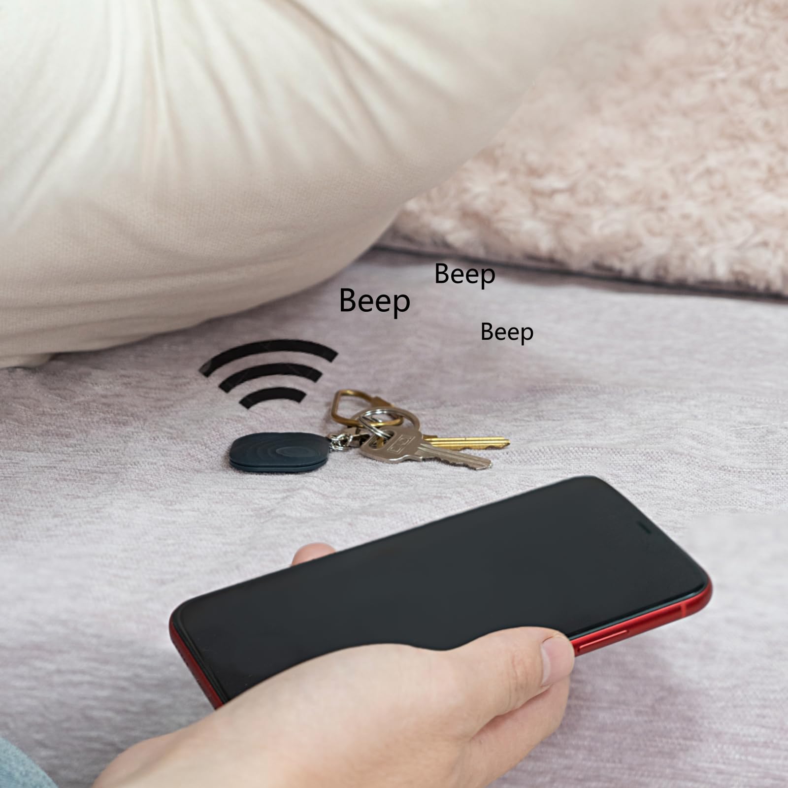 Nutale Key Finder - Traqueur Bluetooth Anti-perte Pour Clés, Portefeuille, Sac, Autonomie 10 Mois (CR2032)
