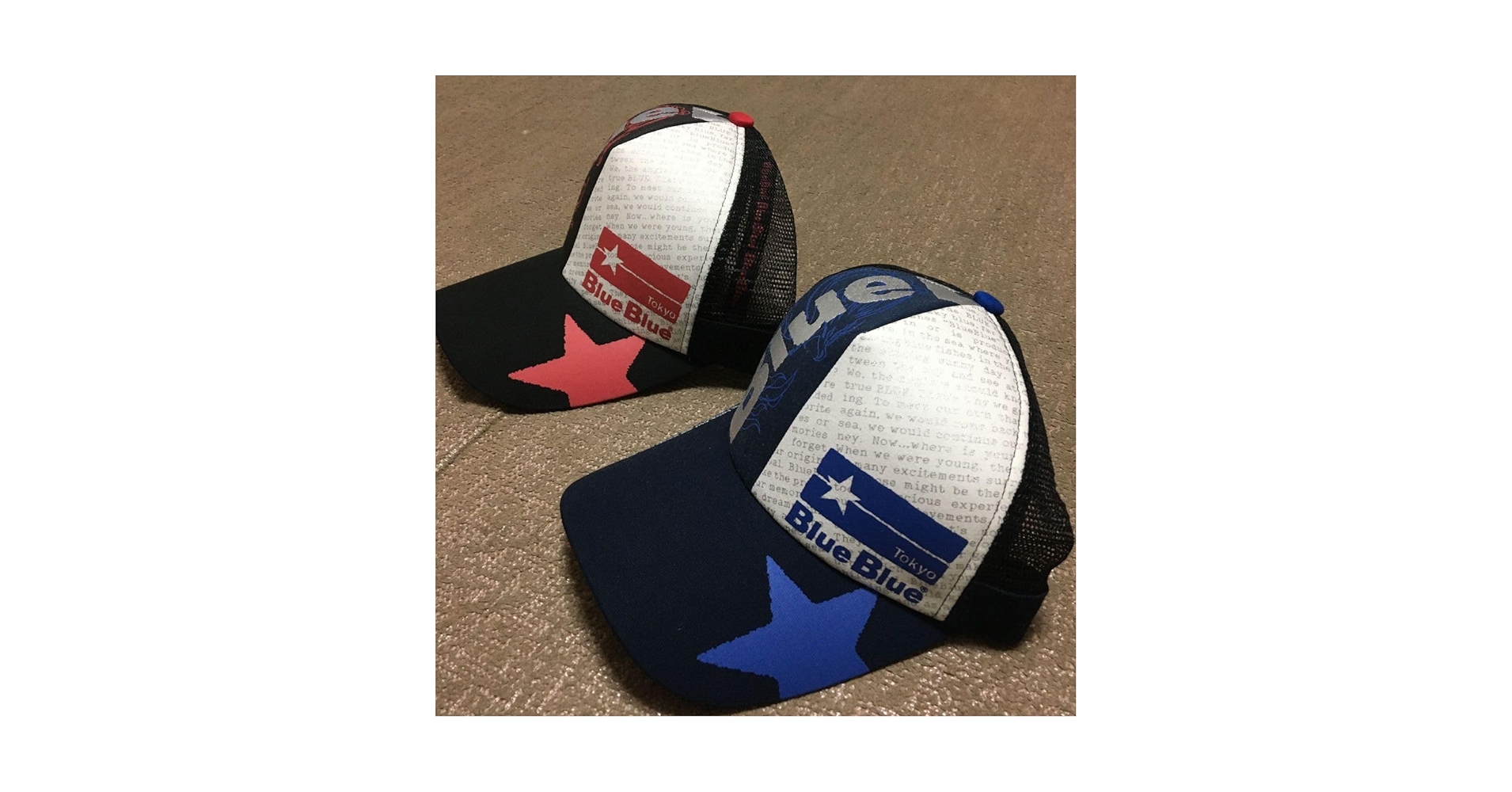 BLUE BLUE - BlueBlue フラットキャップ &amp; フェイスタオル　2個セット BlueBlue フェイスタオル | BlueBlue -ブルーブルー株式会社-