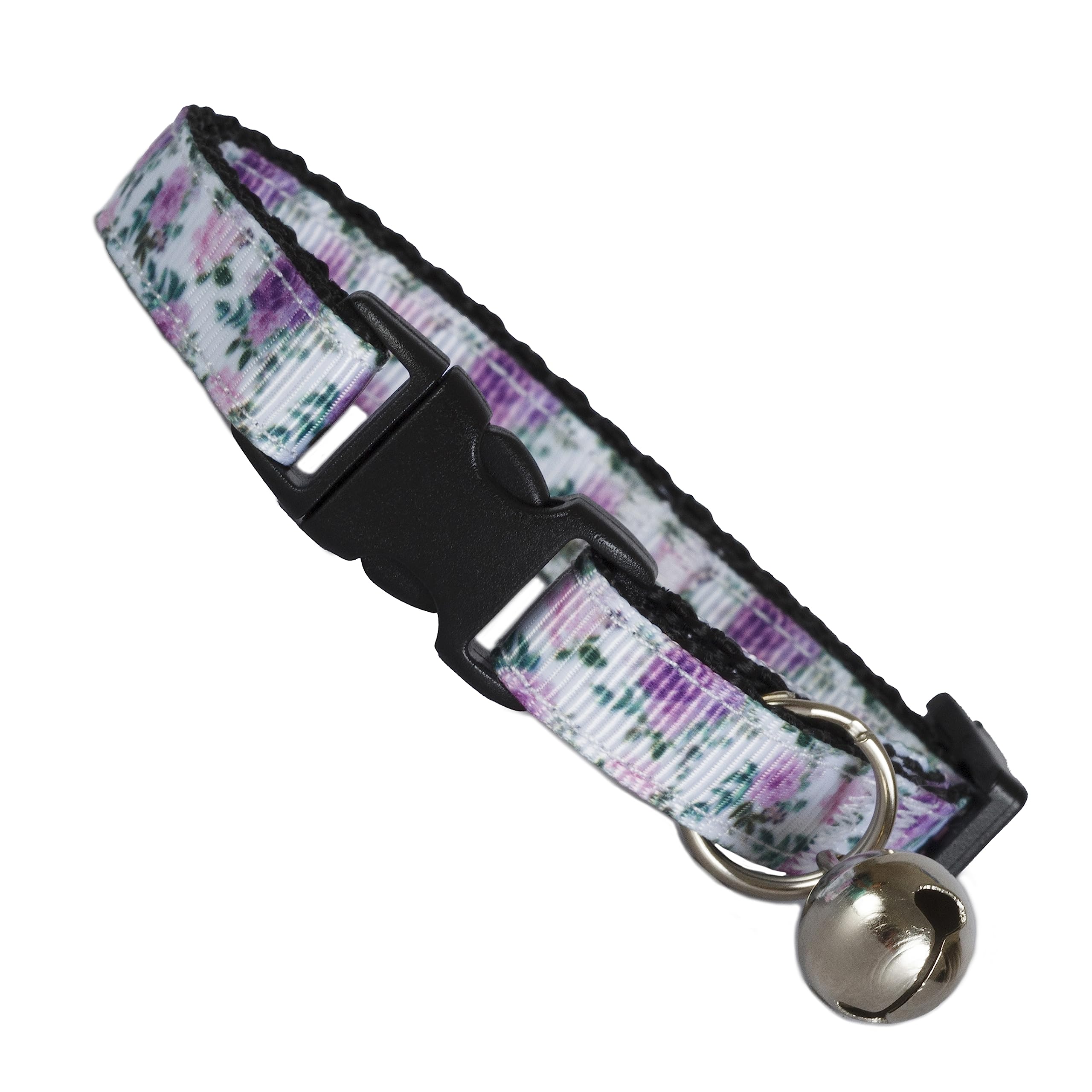 Liberty Floral - Pink and Purple Blossoms Cat Collar