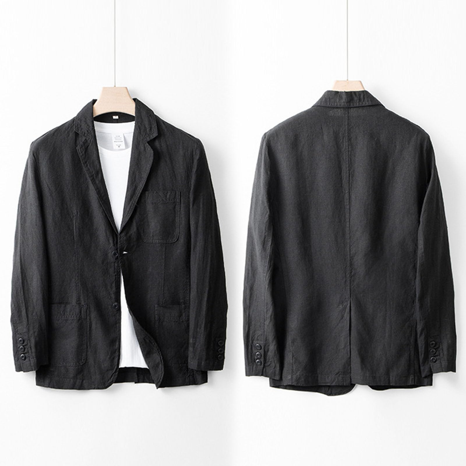 Blazer Uomo Estivo, Slim Fit Blazer 1 Bottone Monopetto Formale Business Suit Giacca Primaverile Uomo Giacca da Lavoro da Uomo Formale Business per Feste in Ufficio Lavoro Matrimonio Ospite Festa