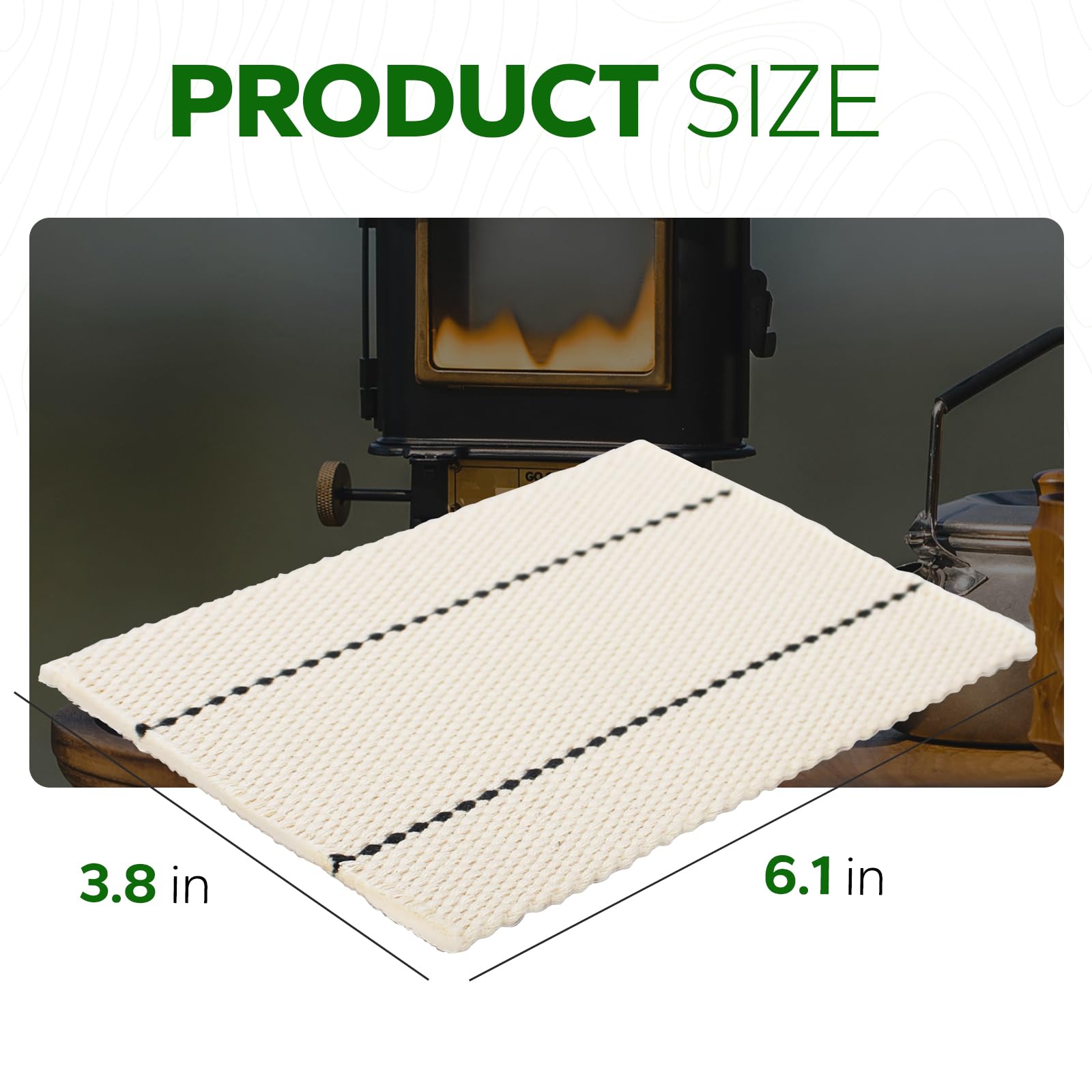 Oil Lamp Wicks for Camping Oil Lantern,Cotton Oil Lamp Stove Replacement Wicks Compatible with Oil Lamps and Kerosene Wicks 2-Pack