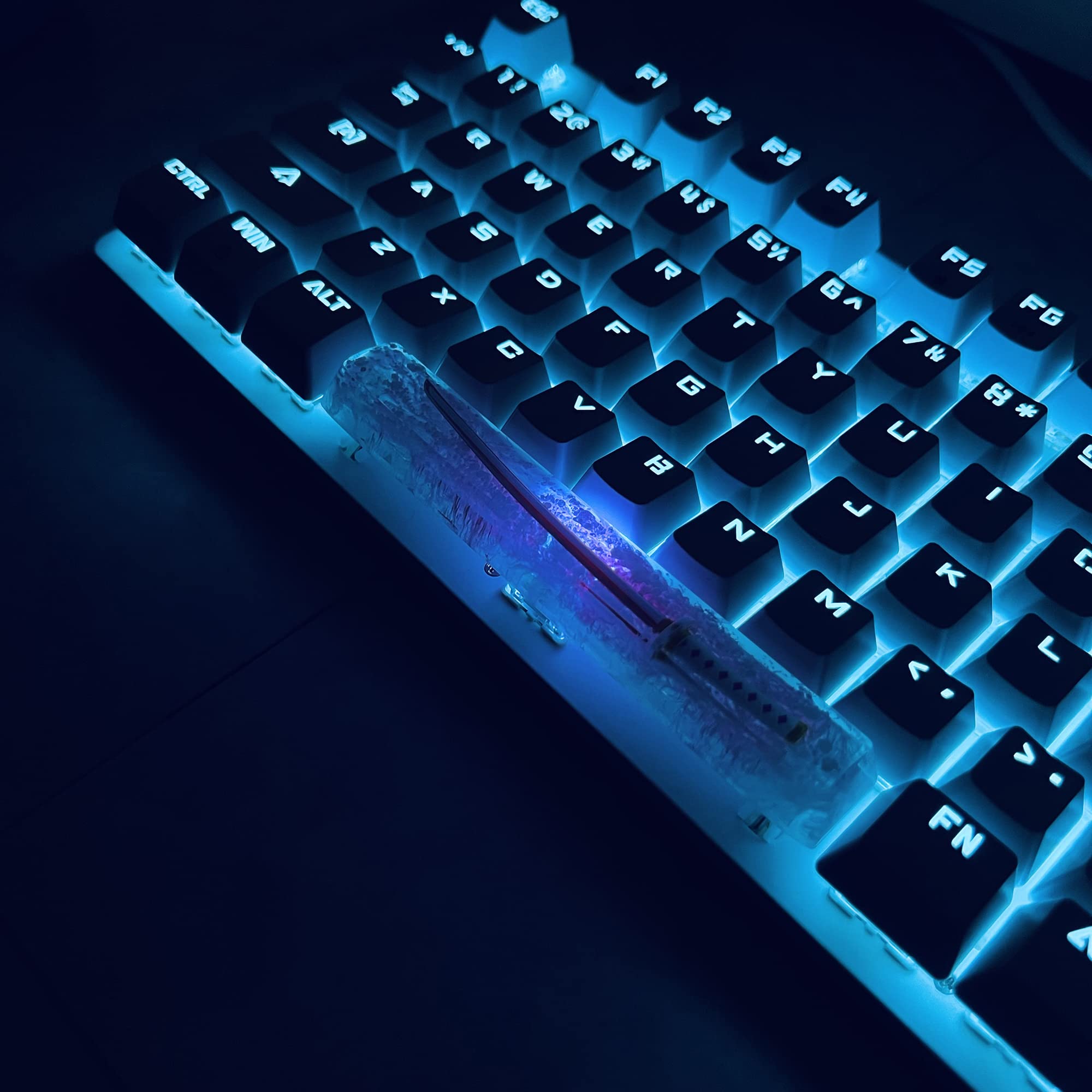 Amazon.com: LINWIN Custom Knife Keycap, Pink Space Bar Keycap for