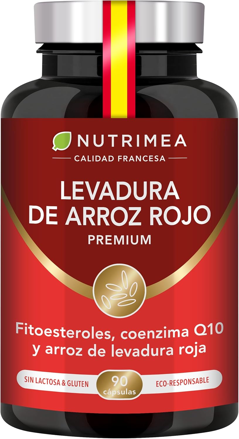 Levadura Roja de Arroz Premium | 2,8mg MonacolinaK | 90 Cápsulas