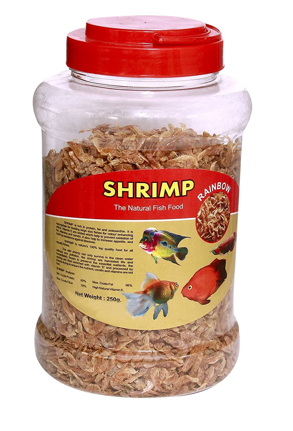Little Paw's Dried Shrimp for Fishes and Turtle Meal 250 Grams