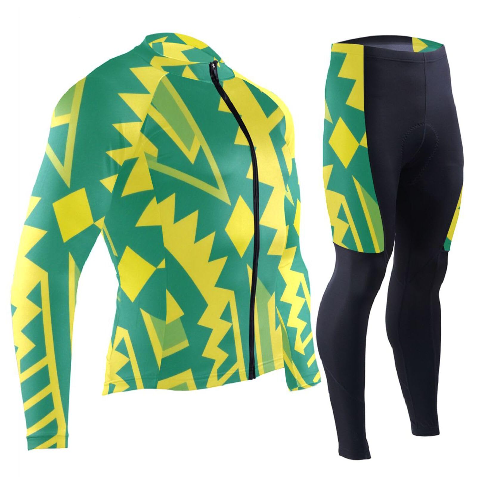 Herren Radtrikot mit Taschen, schnelltrocknend, Mountainbike-Shirts für 3D-gepolstert