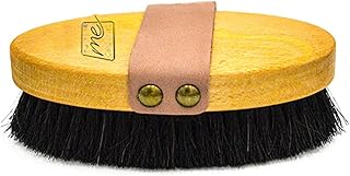 Thats me organic Profi-Energie Körperbürste Ovalform "Die Energievolle" aus Buchenholz – Trockenbürste Lymphdrainage für Körpermassage – Massage Bürste anti Cellulite – Drybrush