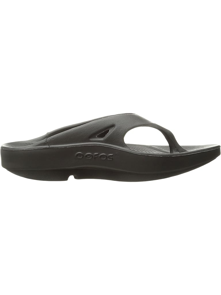 Black OOFOS OOriginal Sandal