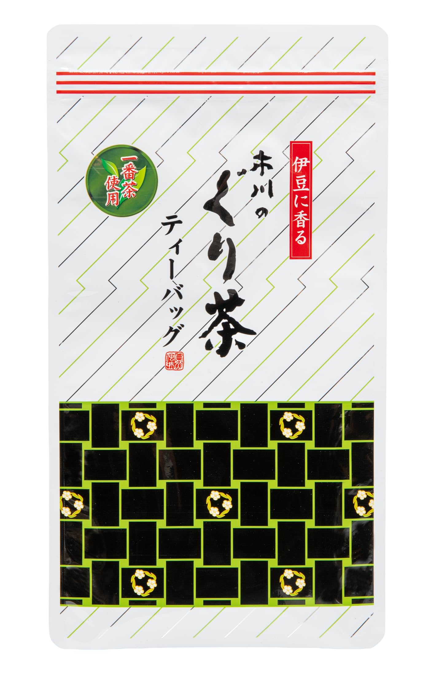 伊豆に香る 市川のぐり茶 ティーバッグ 150g 静岡産 緑茶 お茶パック 水出…