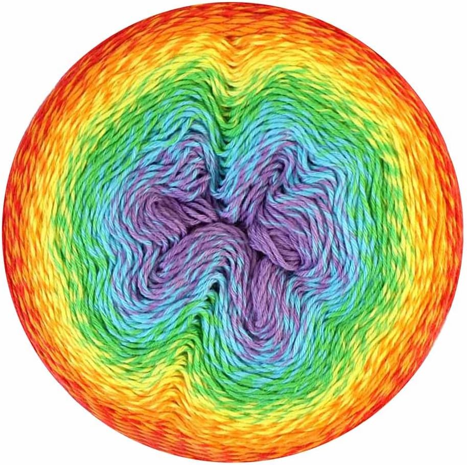 Scheepjes Whirl Yarn Cake, 1 Cake 1,094 yd (1,000 m) – 759 Jumpin Jelly, Cotton/Acrylic, 8.0 oz (226 g)