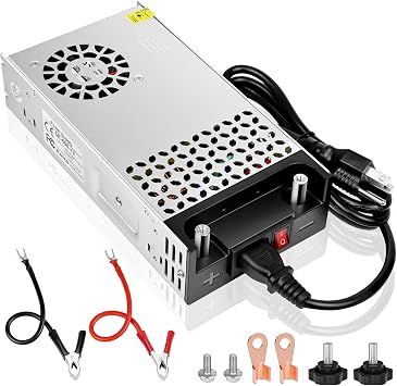 inShareplus 12V 600W New Version AC to DC Converter, 120V to 12V Power Supply, Switching Transformer for RV, LED Strips, Car Stereos, LCD Monitors, Computer Projects