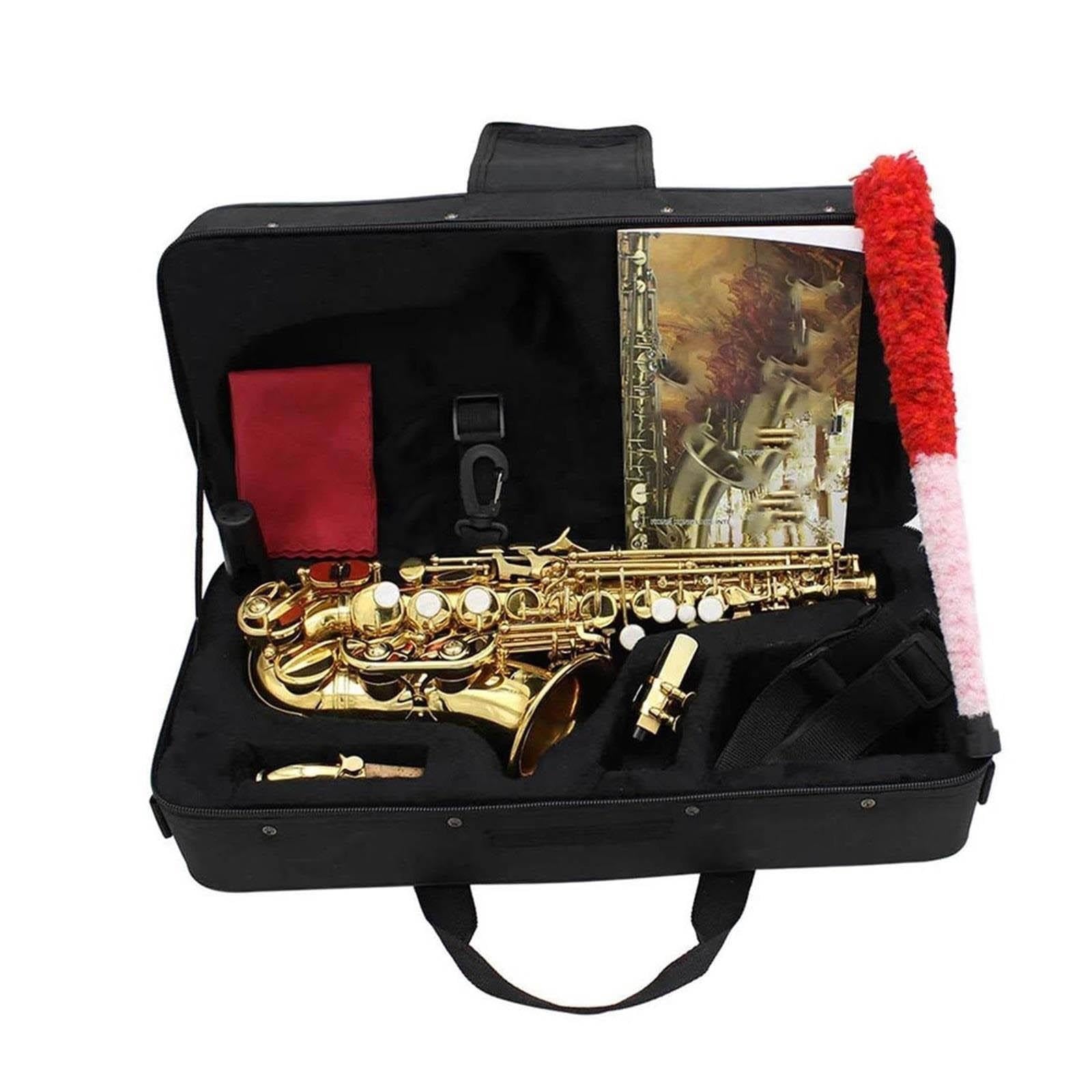 Saxophone Saxophone B Plat Laiton Avec Manche Etui