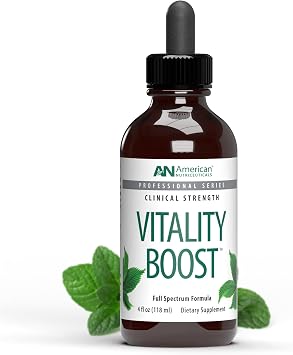American Nutriceuticals - Vitality Boost Fulvic Acid w/Trace Mineral Drops - Multimineral Supplement -Rich in Amino Acids Improves Energy Function