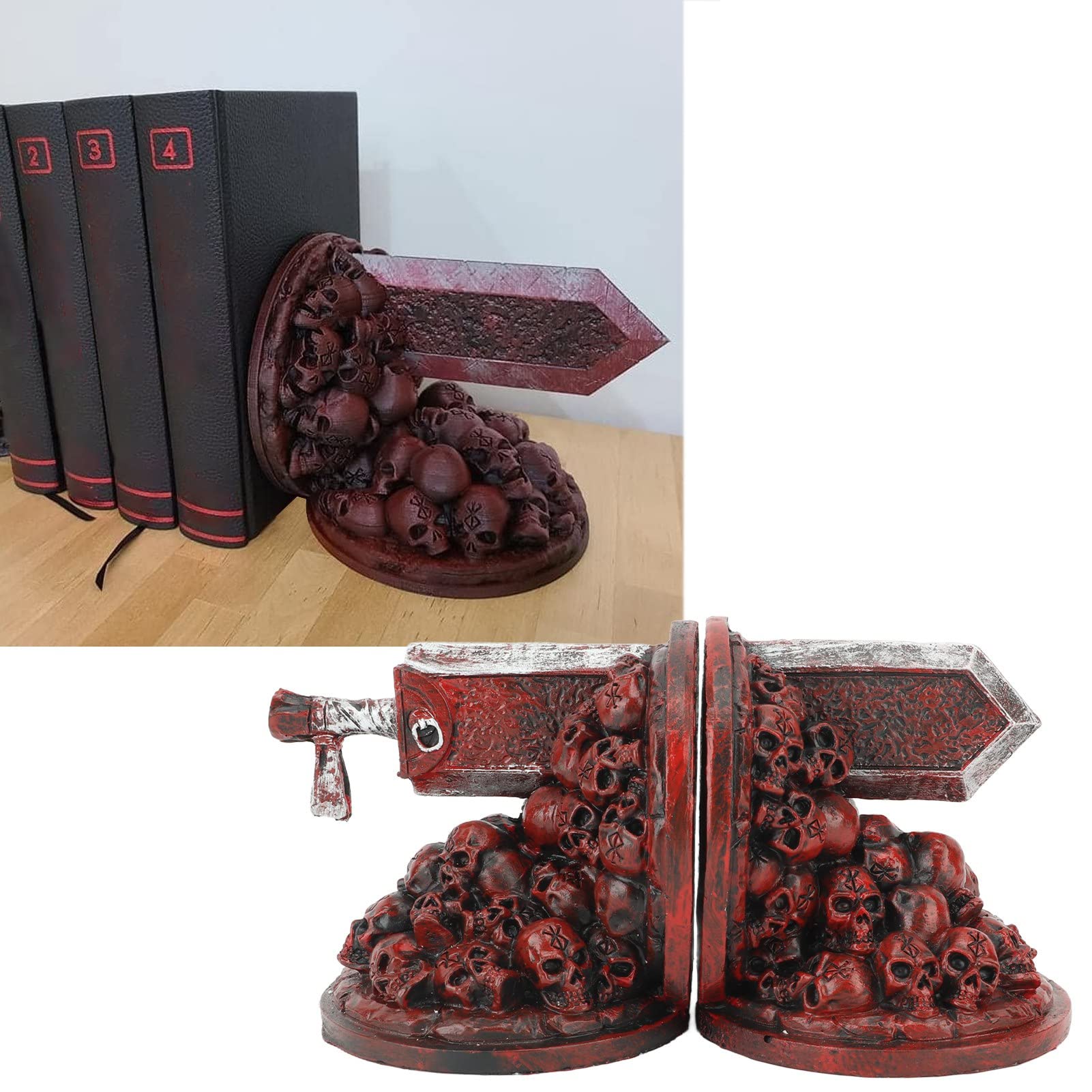 Sujetalibros De Dragón De Resina Vintage, Sujetalibros Decorativos De Cazador De Dragones Furiosos para Escritorio De Niños, Extremos De Libros De Fantasía, Portavelas, Decoración De Escritorio