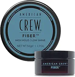 American Crew Fibra capilar masculina, gel para pentear com alta fixação e baixo brilho, tamanho para viagem, 50 ml