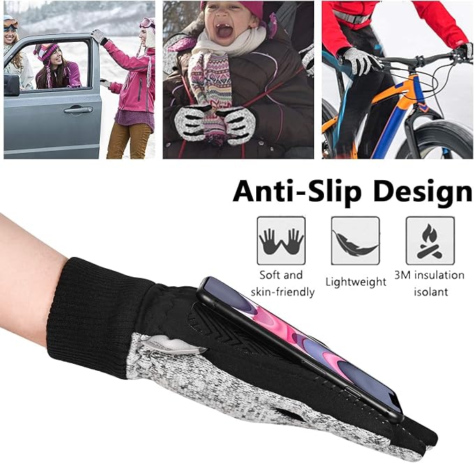 Guantes de Invierno Táctiles para Hombre y Mujer miniatura 5