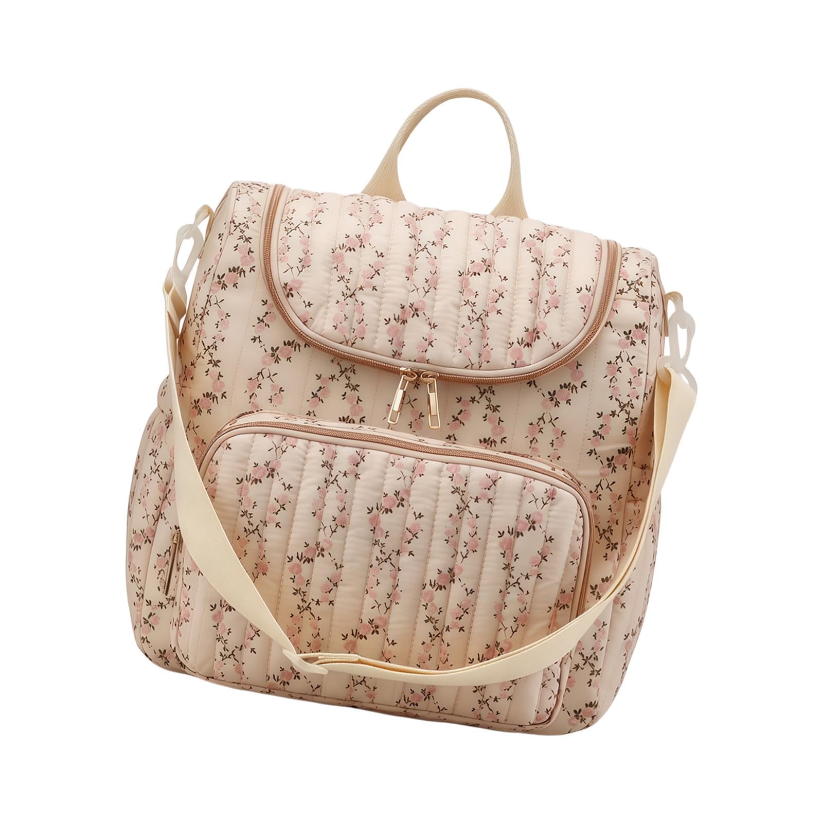 Xinsheinelry Stylish Diaper Backpack for Parents with Multiple Pockets Insulated Compartments and Strap for Baby Accessory Diaper Bag