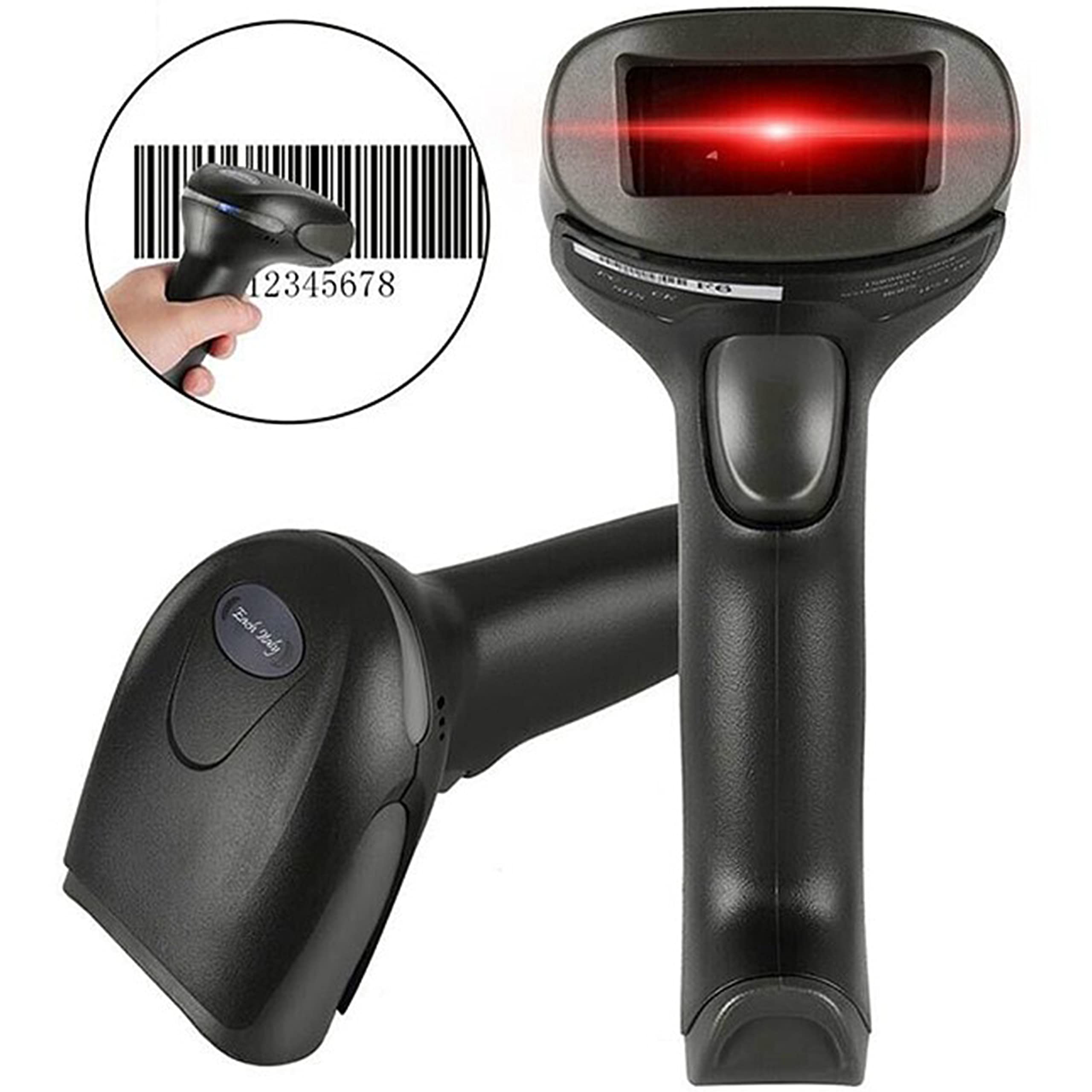 SIMPLETEK – Lettore Codici a Barre Wireless, Pistola Barcode Senza Fili, Scanner per Lotteria Scontrini e Gestione Vendite