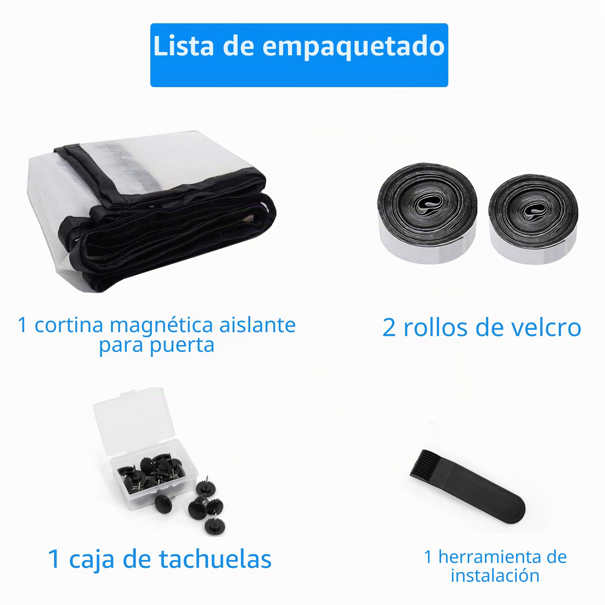 Cortina de puerta magnética con aislamiento térmico, cubierta para puerta de patio, cierre automático, se adapta a puertas de hasta mantener calientes en invierno fresco en verano para aire