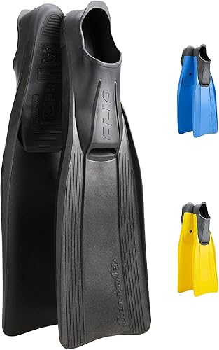 Aletas familiares eternas para snorkel y buceo | CLIO made in Italy by Cressi: calidad desde 1946 Negro -,Amarillo