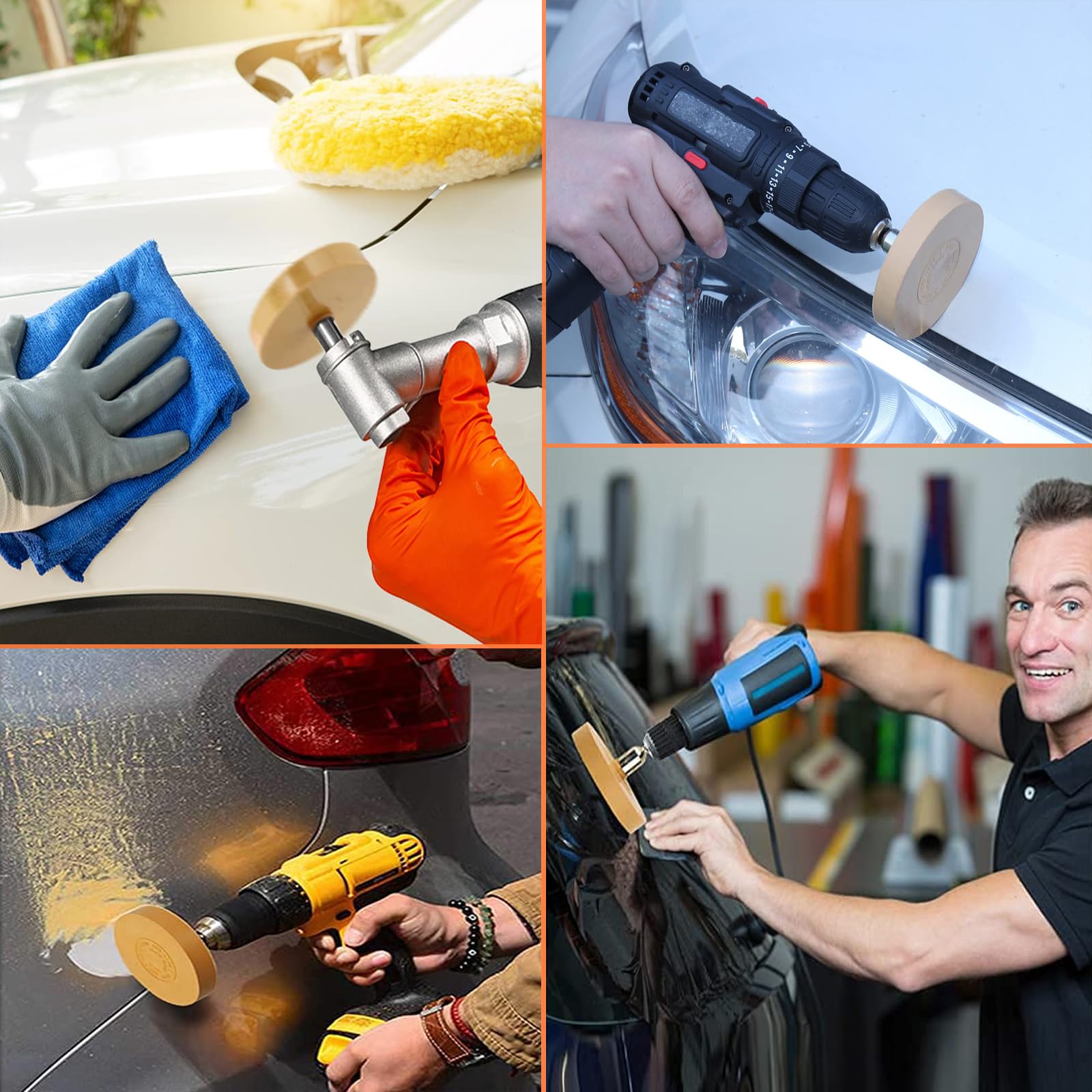 Goma para Eliminar Adhesivos, Rasqueta de Plástico, Eliminador adhesivo de goma, Pegatina Adhesiva de Goma, Rueda de Borrador de Calcomanías,Para Quitar Rayas, Pegatinas, Adhesivos de Vinilo Adhesivo