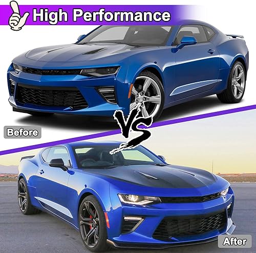 Miniatura 2 de Nixon Offroad Juego de luces antiniebla para Chevy Camaro 2016-2018, juego de luces antiniebla de conducción, 1 par (lente transparente)