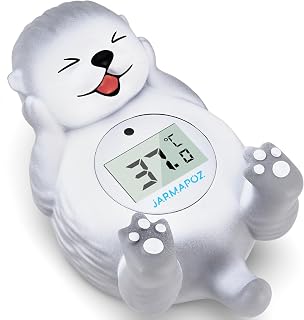 Baby-Badethermometer – Sicheres und genaues Wasserthermometer für Babys – Schnelle Messwerte in Fahrenheit und Celsius – Wasserdichtes, schwimmendes Design zum Baden von Säuglingen