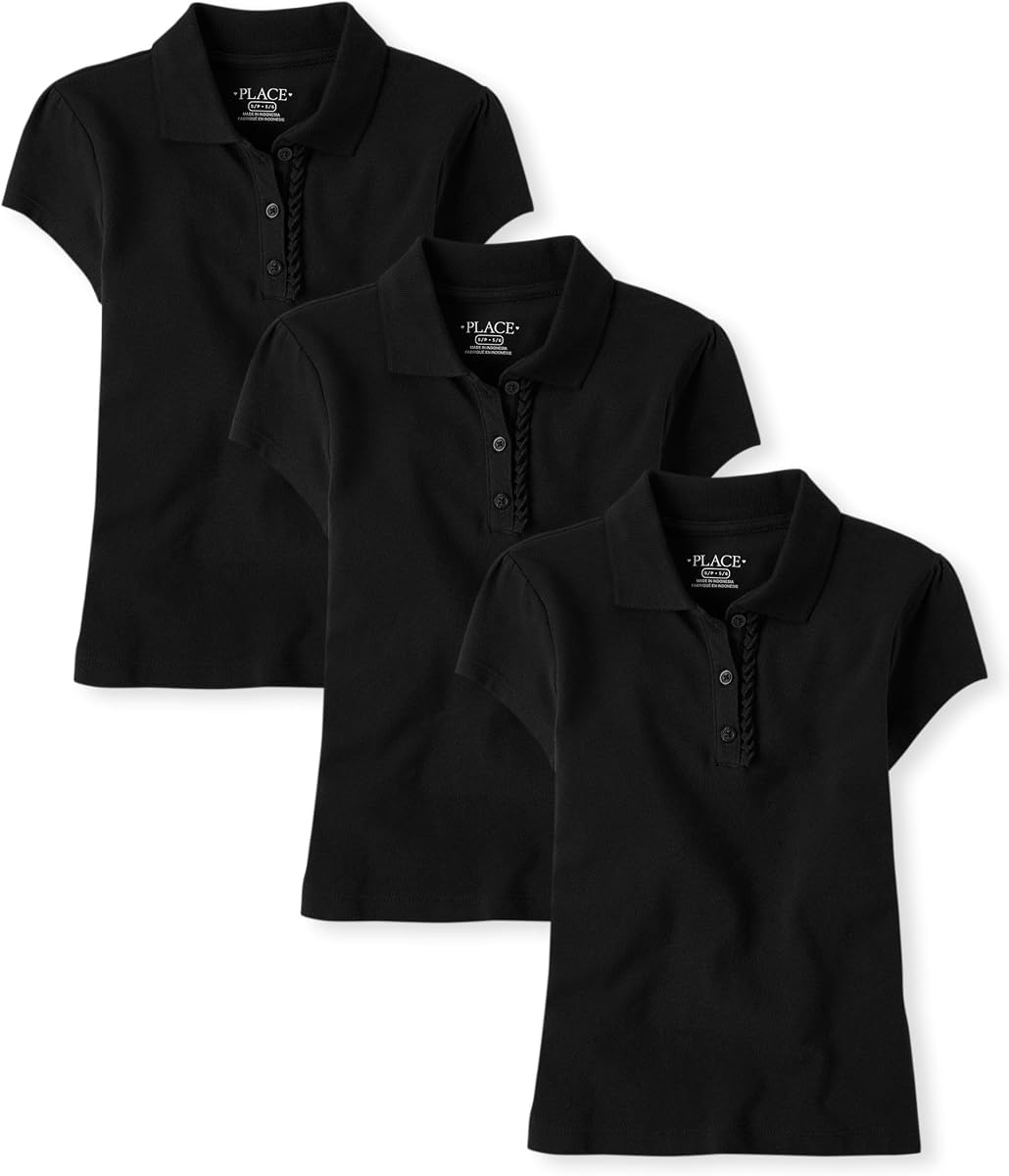 Polo de piqué de manga corta multipack de The Children's Place