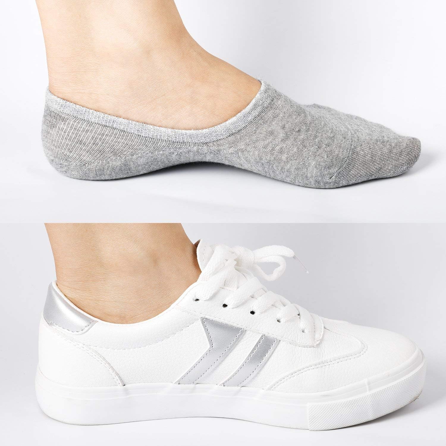 DIBAOLONG 12 packs Women's No Show Socks and Women's Yoga Socks
