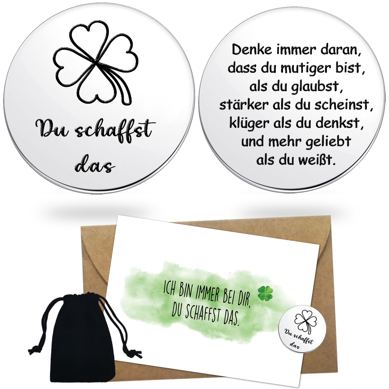 Glücksbringer Lesezeichen Für Prüfungen - Motivationsgeschenk Für Schüler & Studenten