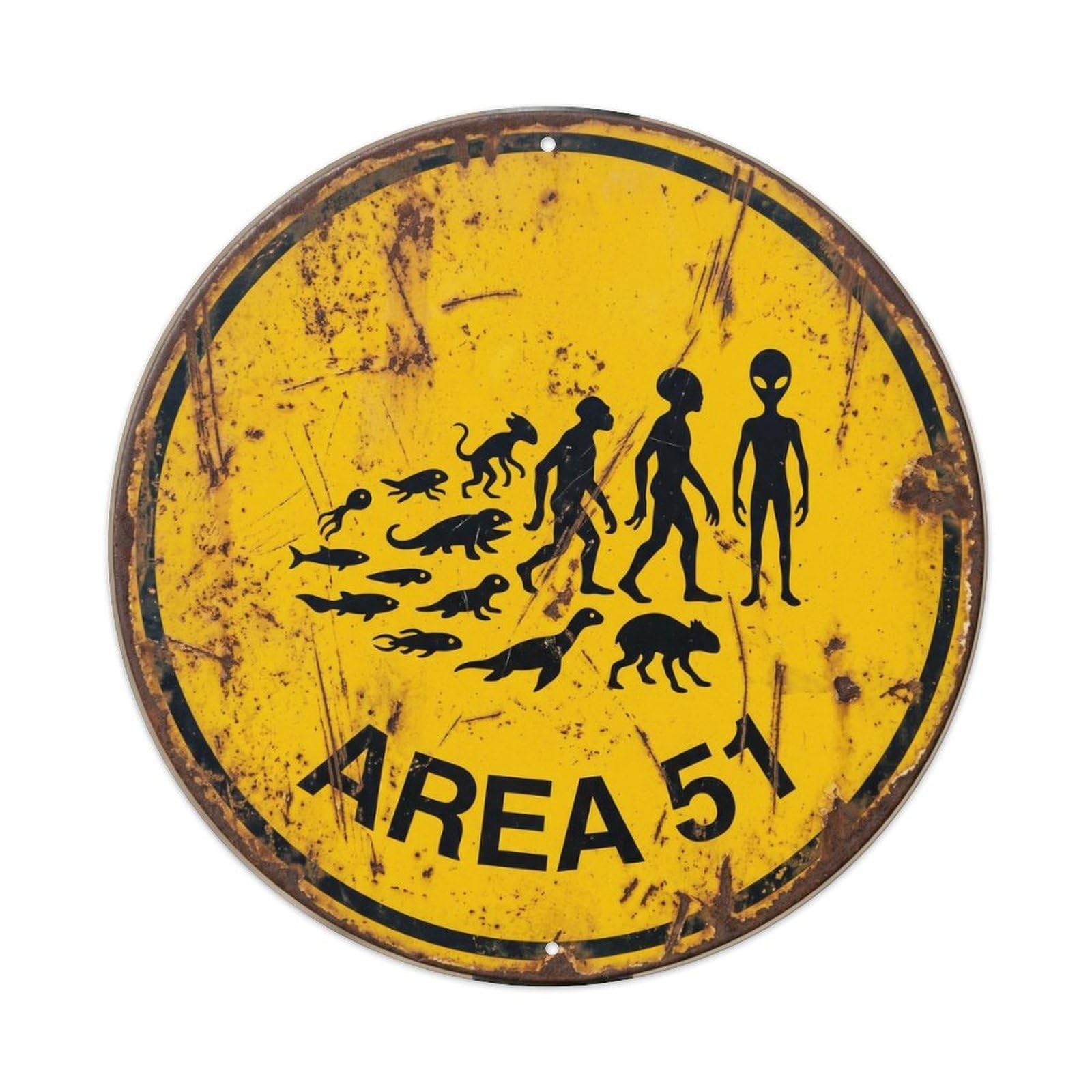 Alien Area 51 LifeMetal Tin Sign