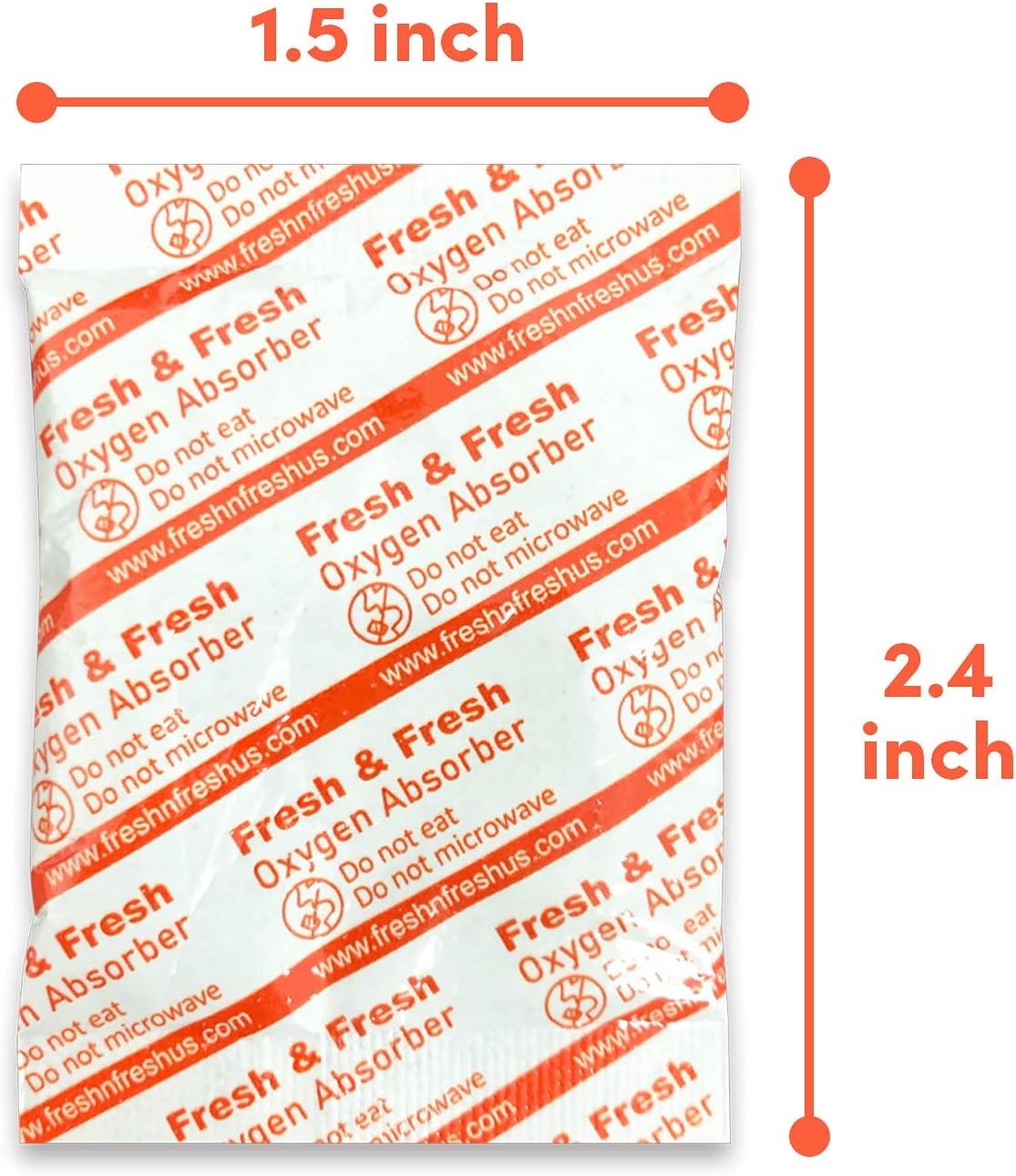100 CC [1500 Packets] Premium Oxygen Absorbers for Food Storage, Oxygen Scavengers Packets(10 Bag of 150 Packets) - ISO 9001 Certified Facility Manufactured