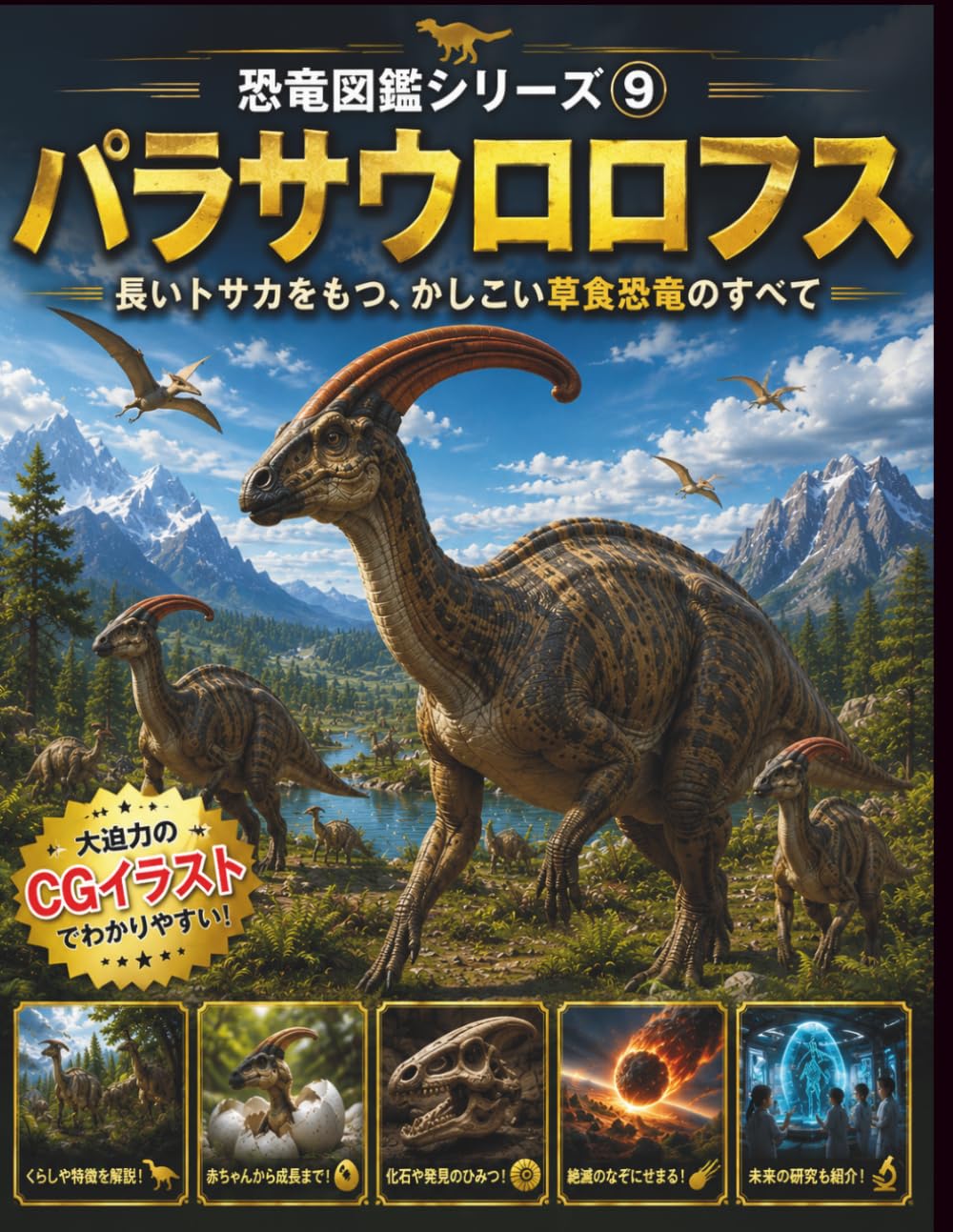 恐竜図鑑シリーズ⑨ パラサウロロフス: 長いトサカをもつ、かしこい草食恐竜のすべて