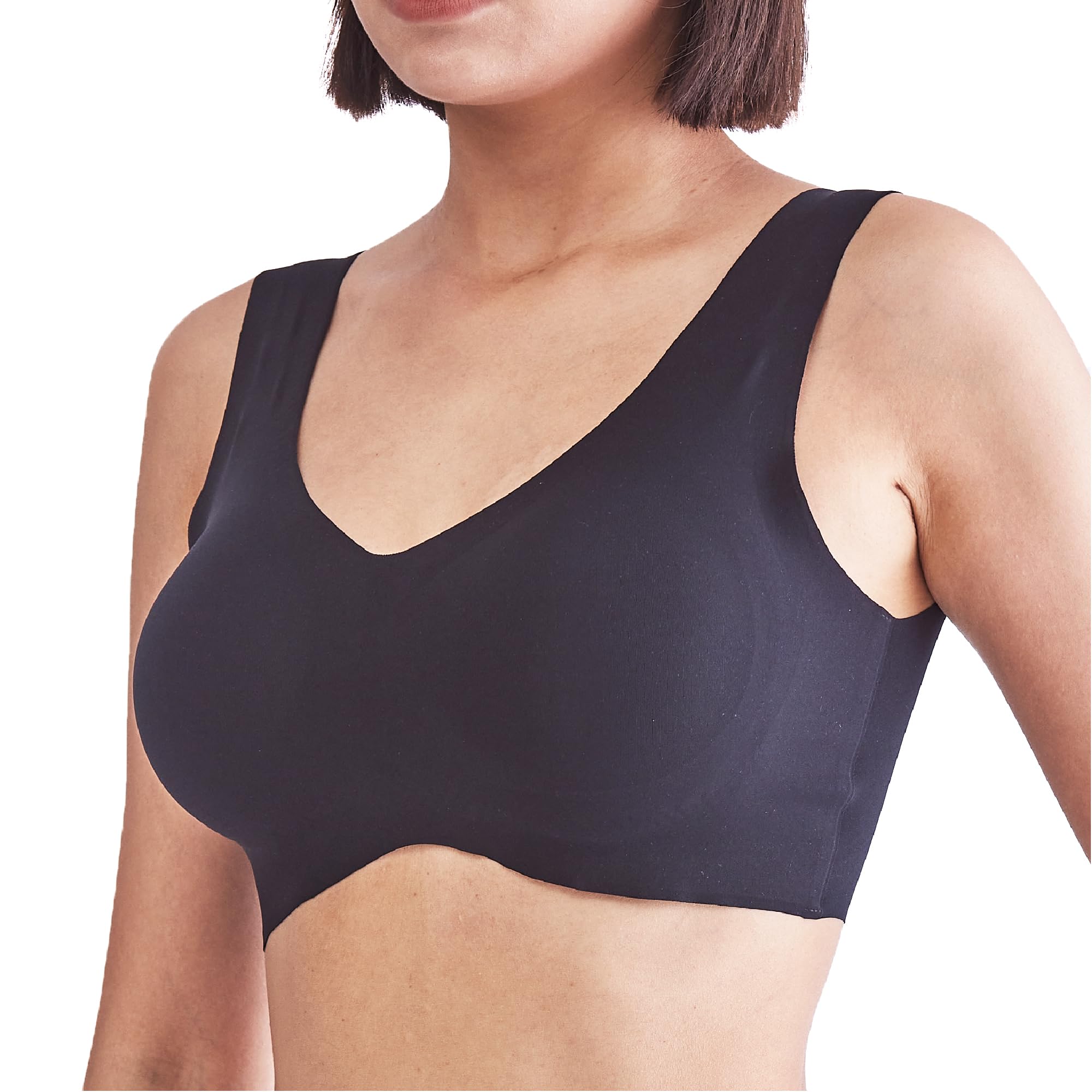Shero Comfortable Seamless Wireless Bralette with Removable Padded Cups and Designed for Gentle Shaping and Support
