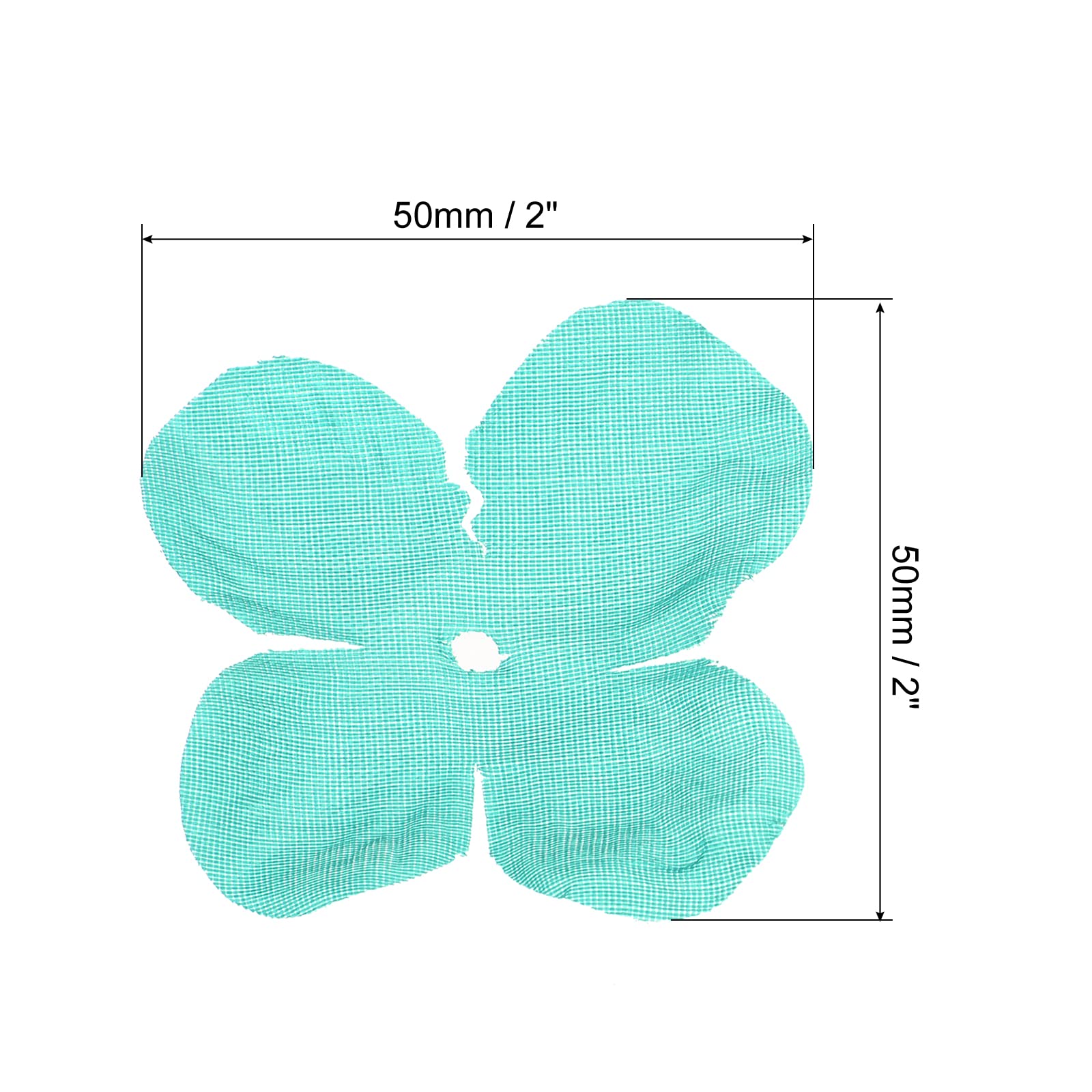 PATIKIL Artificial Flower Petals, 1000Pcs Fake Flowers Silk Petal Decoration Supplies for Wedding Decor Bridal Party Event Turquoise - Image 2
