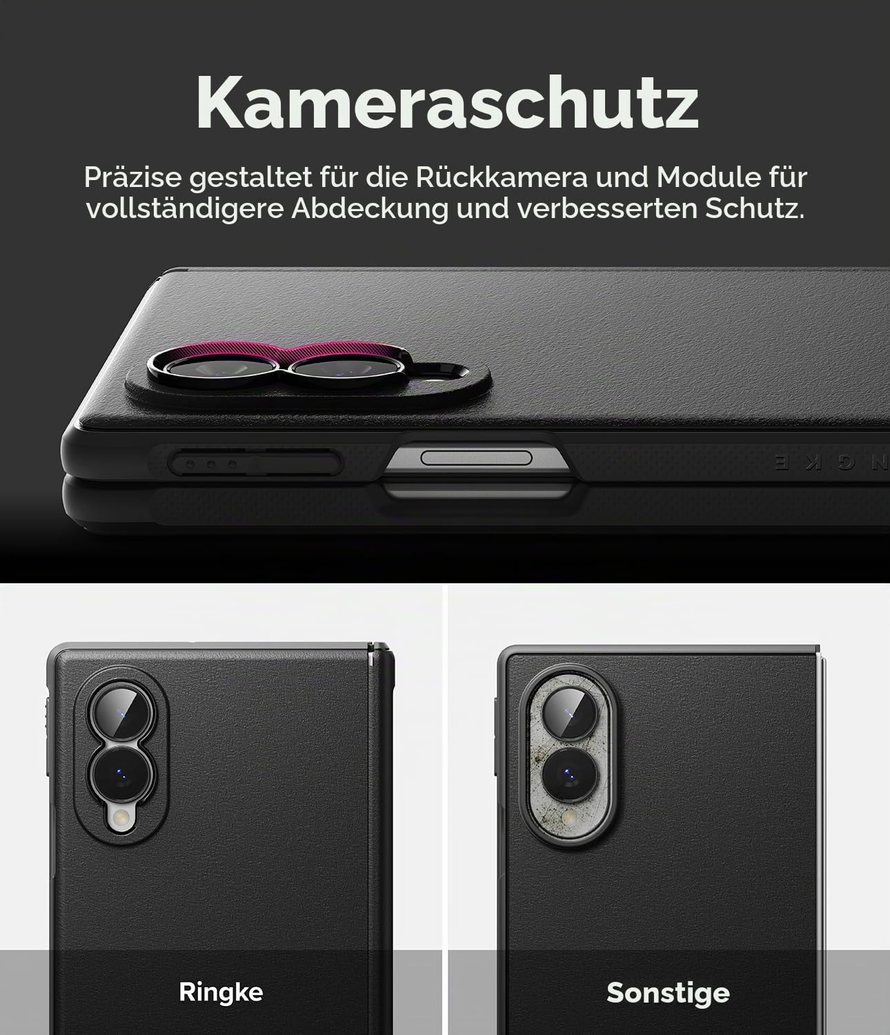 Ringke Funda y Protector Pantalla para Galaxy Z Fold 8