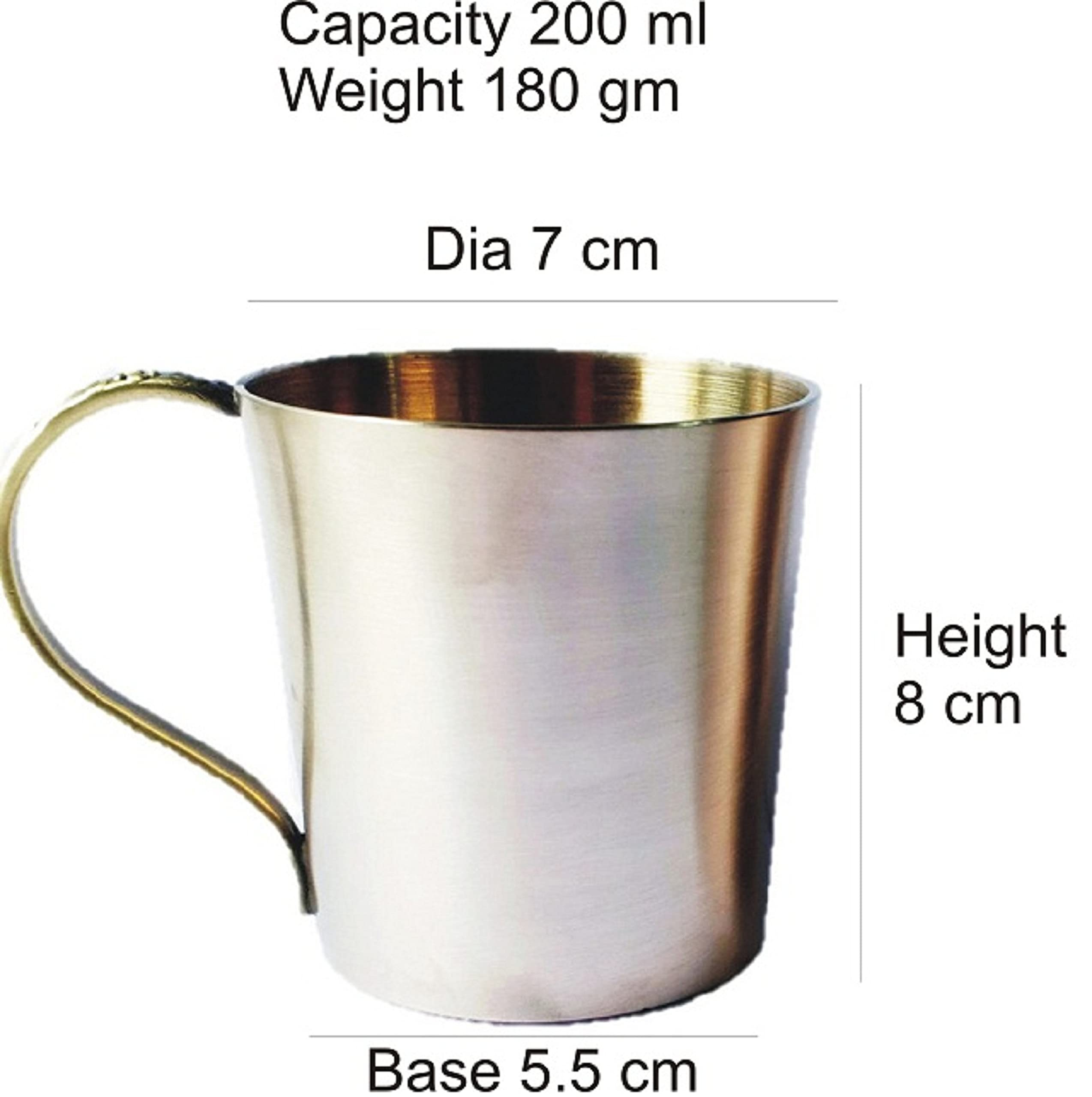 Buy RBHMC BRONZE MASTER Kansa Bronze Coffee Tea Mug 200 ML Online