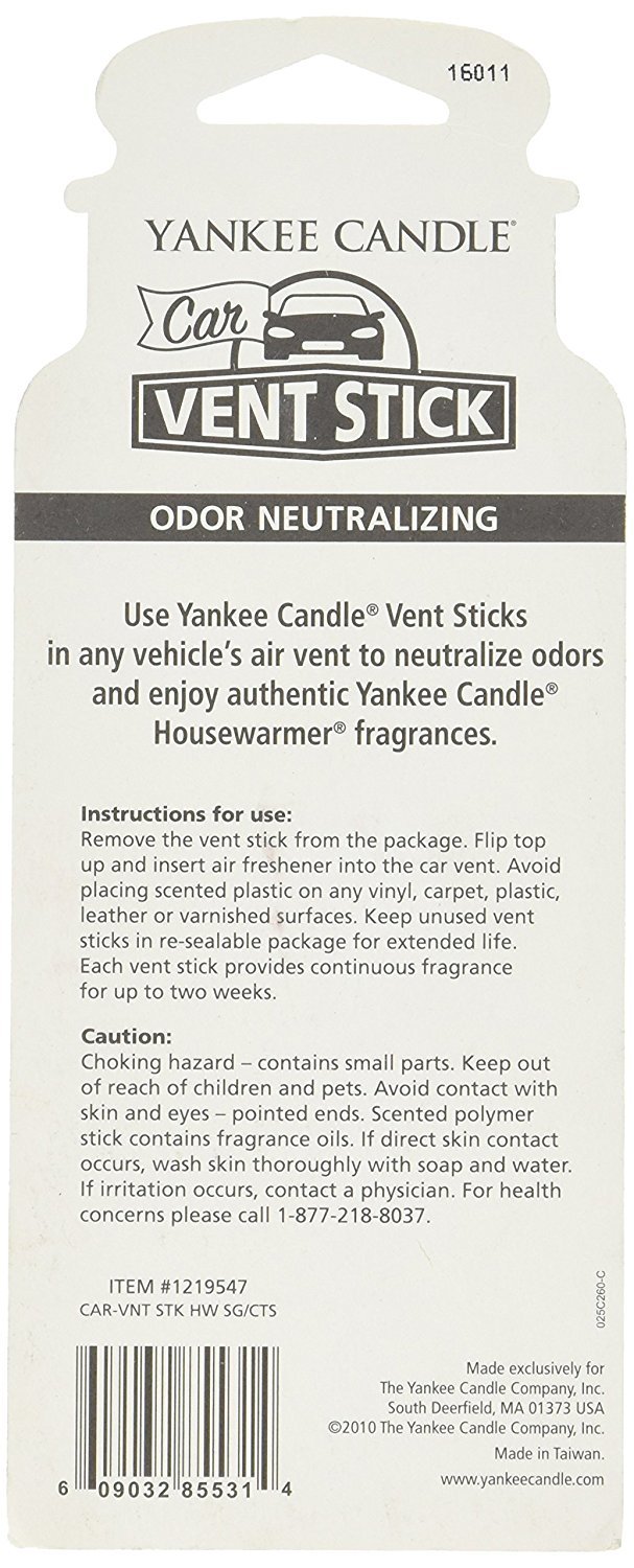 Yankee Candle Car Vent Stick