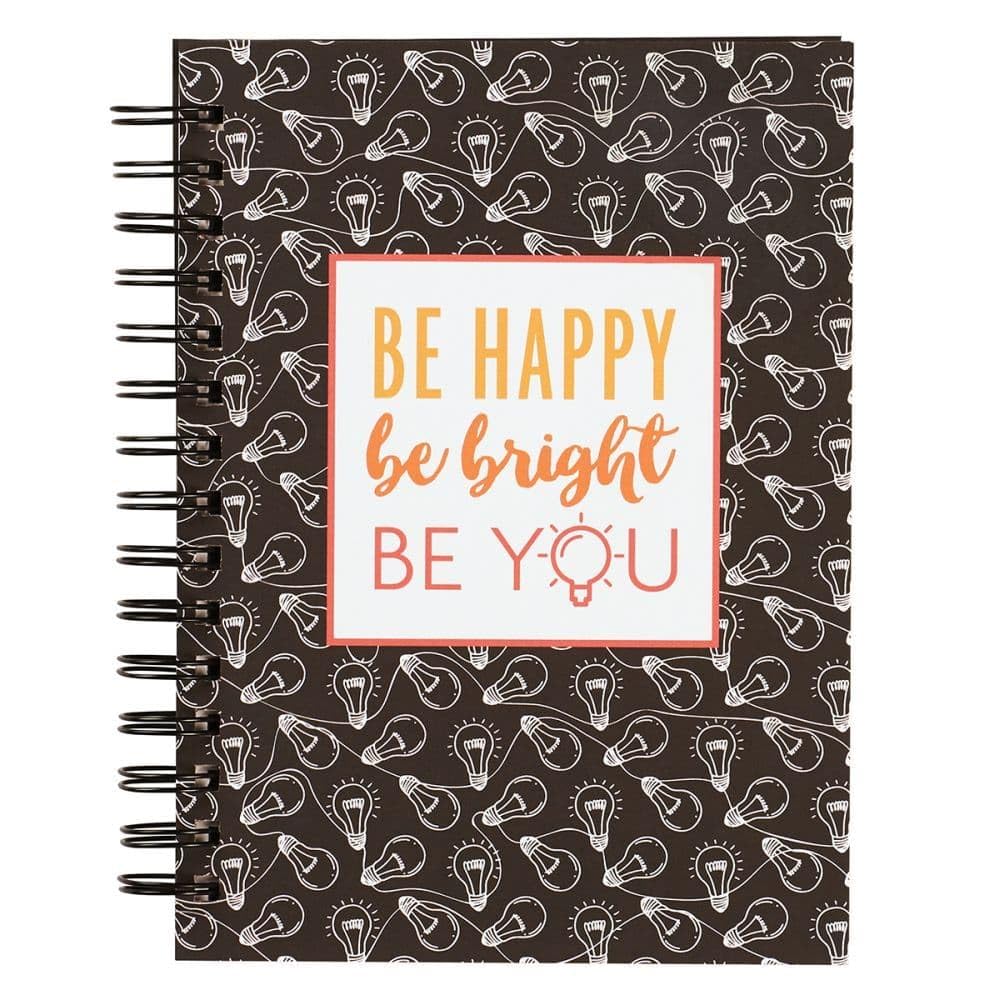 fitlosophy Tagebuch, Unisex-Erwachsene, Fitspiration 'Be Bright Be Happy Be You' Goal Tracker and Daily Gratitude Journal for Teens, 6'' x 8'', Be Bright