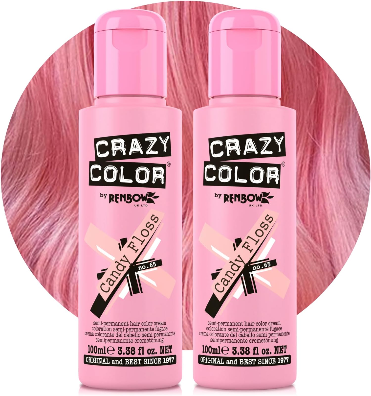 Semi-Permanent Candy Floss Hair Dye