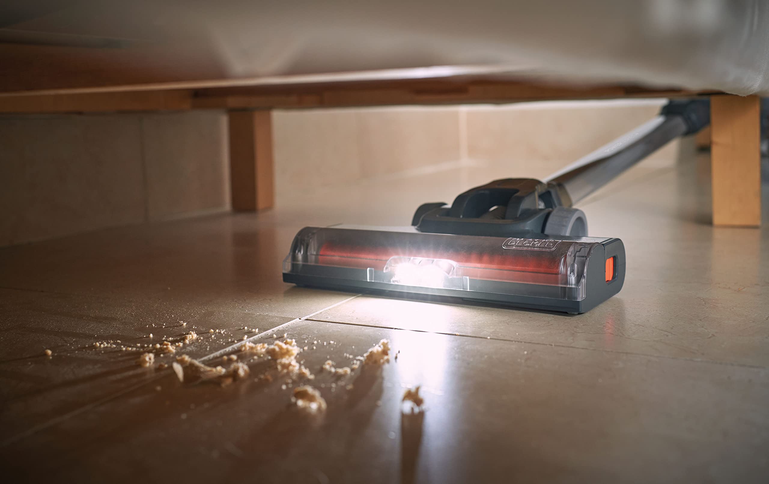 BLACK+DECKER, Bezprzewodowy odkurzacz pionowy 3 w 1 18 V/2 Ah, szaro-pomarańczowy, BHFEA520J-QW