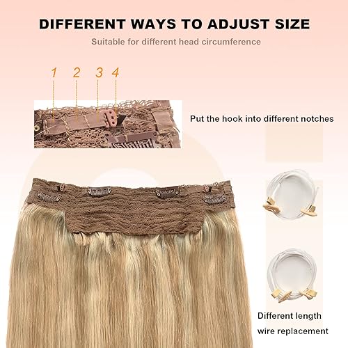 Miniatura 10 de Extensiones de cabello humano real con pinzas, doble trama, hechas a mano, lacio, 100% virgen brasileño, 5 unidades, 2.47 oz, 5 unidades, 2.47 oz