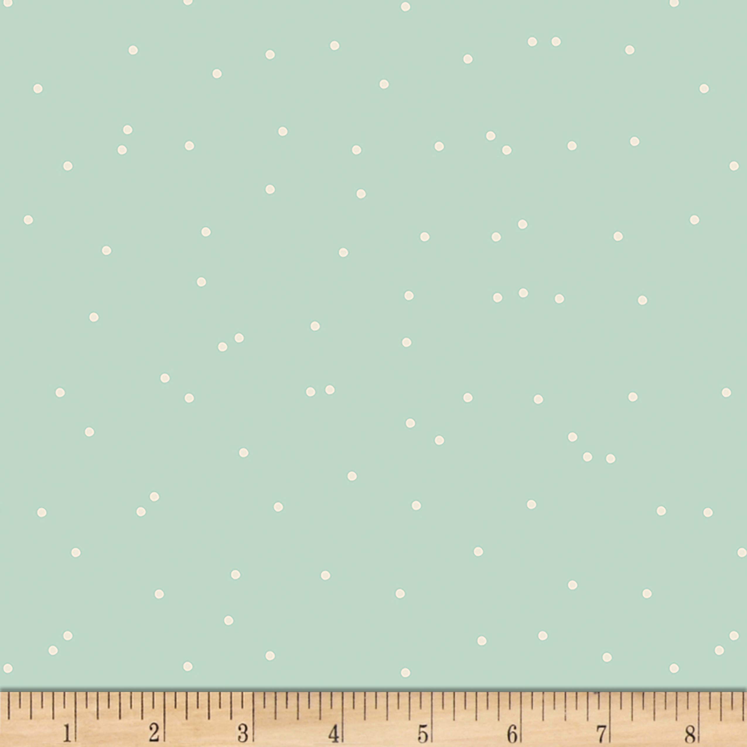 Art Gallery Fabrics Art Gallery Hello Bear Firefly Sigh Fabric, Light Blue