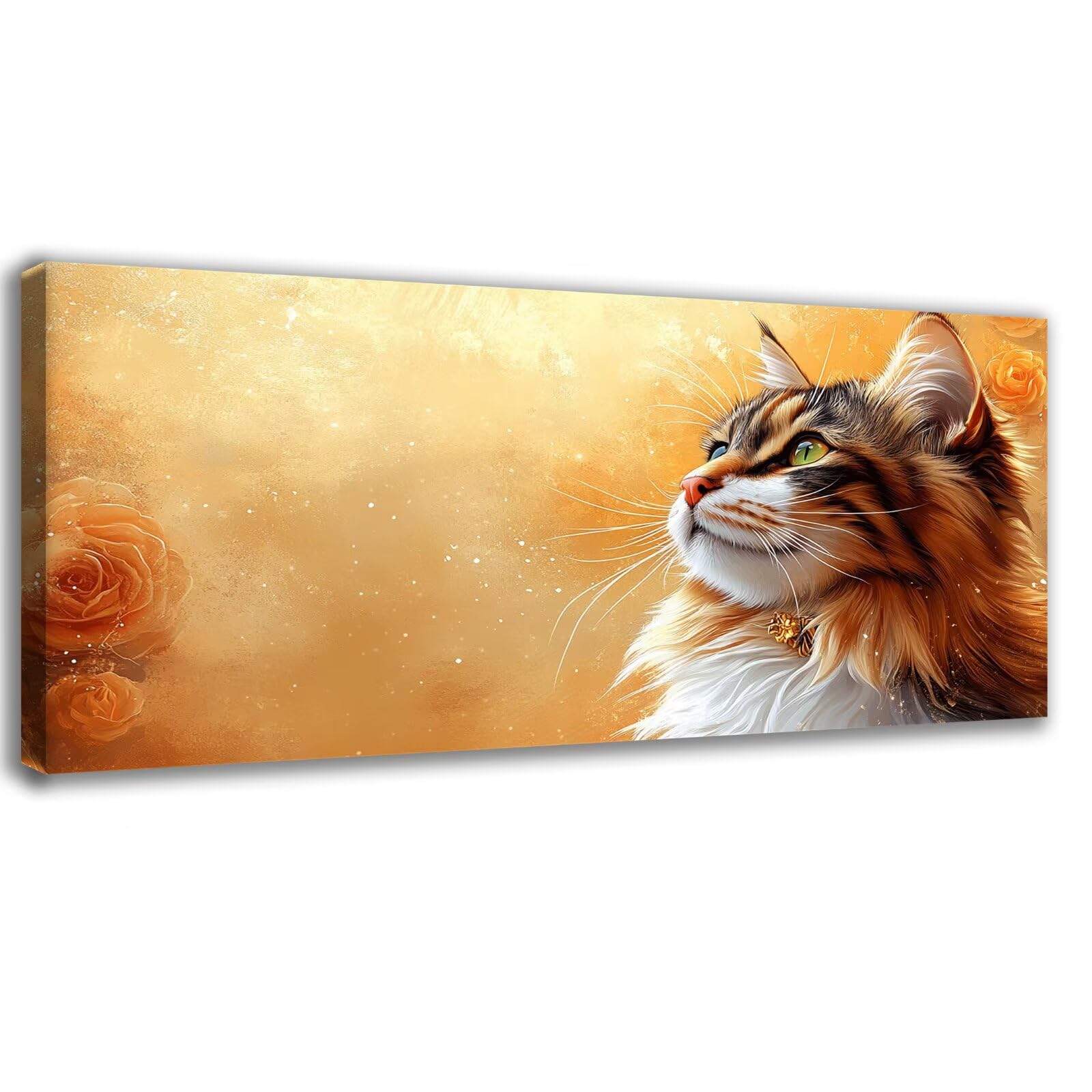 Diamond painting chat broderie diamant 5D DIY peinture strass 40x80 - 8