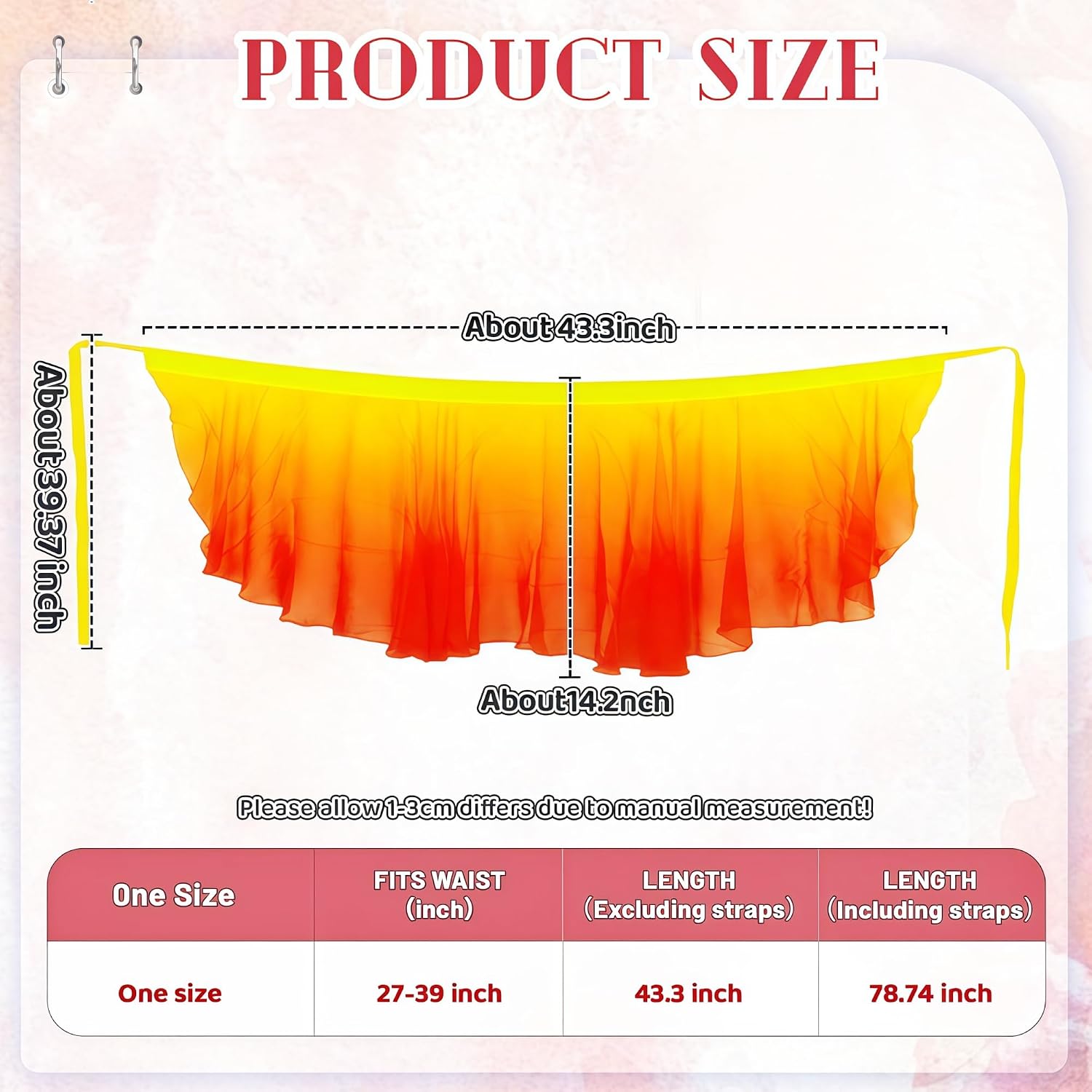 Baisdan Ballet Skirts Women, Dance Skirt Girls, Short Wrap Skirt, Dance Outfits for Women and Girls, One Size