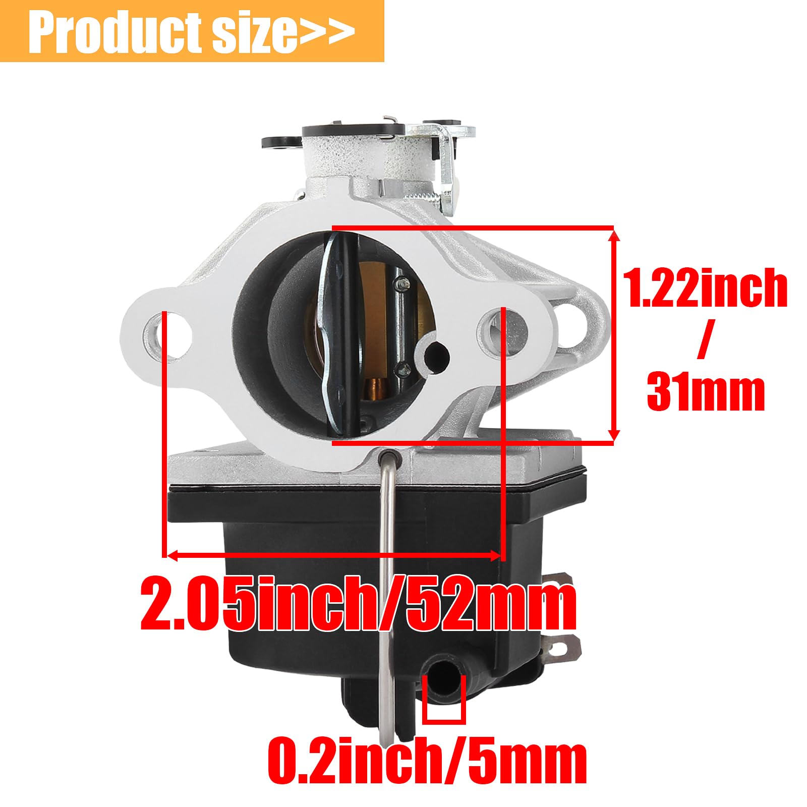 Carburateur Dokili Pour Moteurs Tecumseh OHV160 à OHV180 - Remplace 640330A, 640072, 640034A - Avec Joint Et Filtre