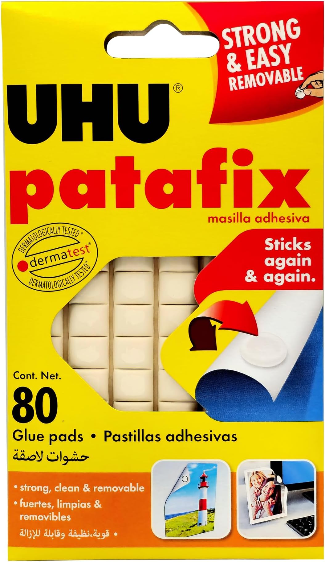3-39192 Tack Pad - White (Pack of 80)