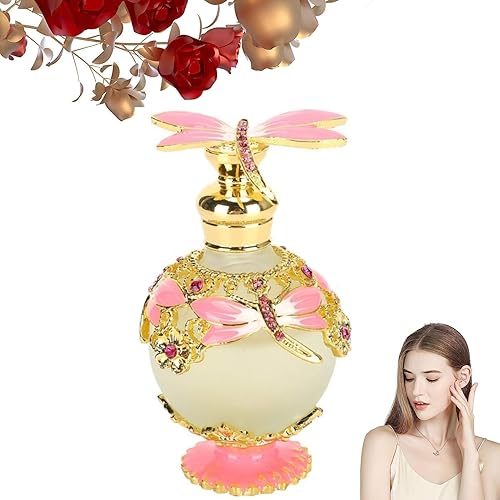 Perfume árabe concentrado aceite de perfume, 0.8 fl oz musulmán Eau de Parfum Toilette Halal Dubai Lujoso Perfume Aceite, Perfume de larga duración